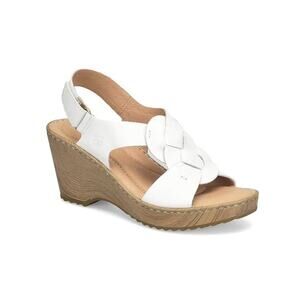 Born Women's White Nina Slingback Sandal Size 11 M - NWT